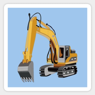 Construction Truck Backhoe Crane Claw Magnet